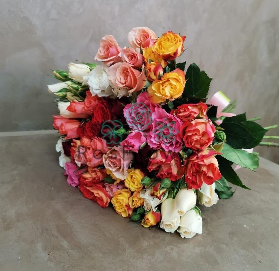 Букет цветов из: Розы в Верхние Киги