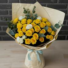 Букет цветов из:  Розы в Верхние Киги