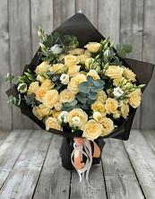Букет цветов из:  Розы и Лизиантусы в Верхние Киги