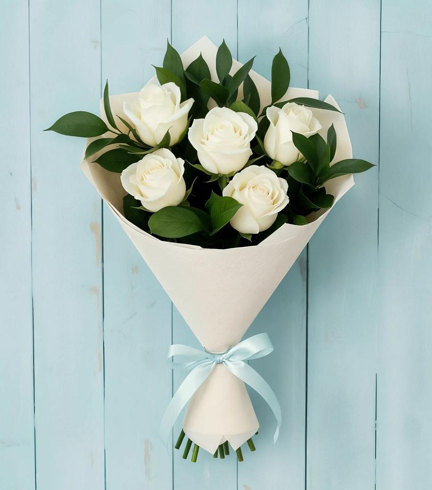 Букет цветов из: Розы в Верхние Киги