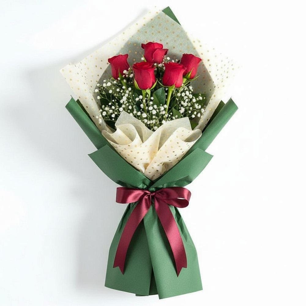 Букет цветов из: Розы в Верхние Киги