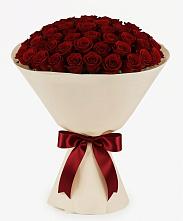 Букет 101 Бордовая роза Блэк Бакарра в Верхние Киги