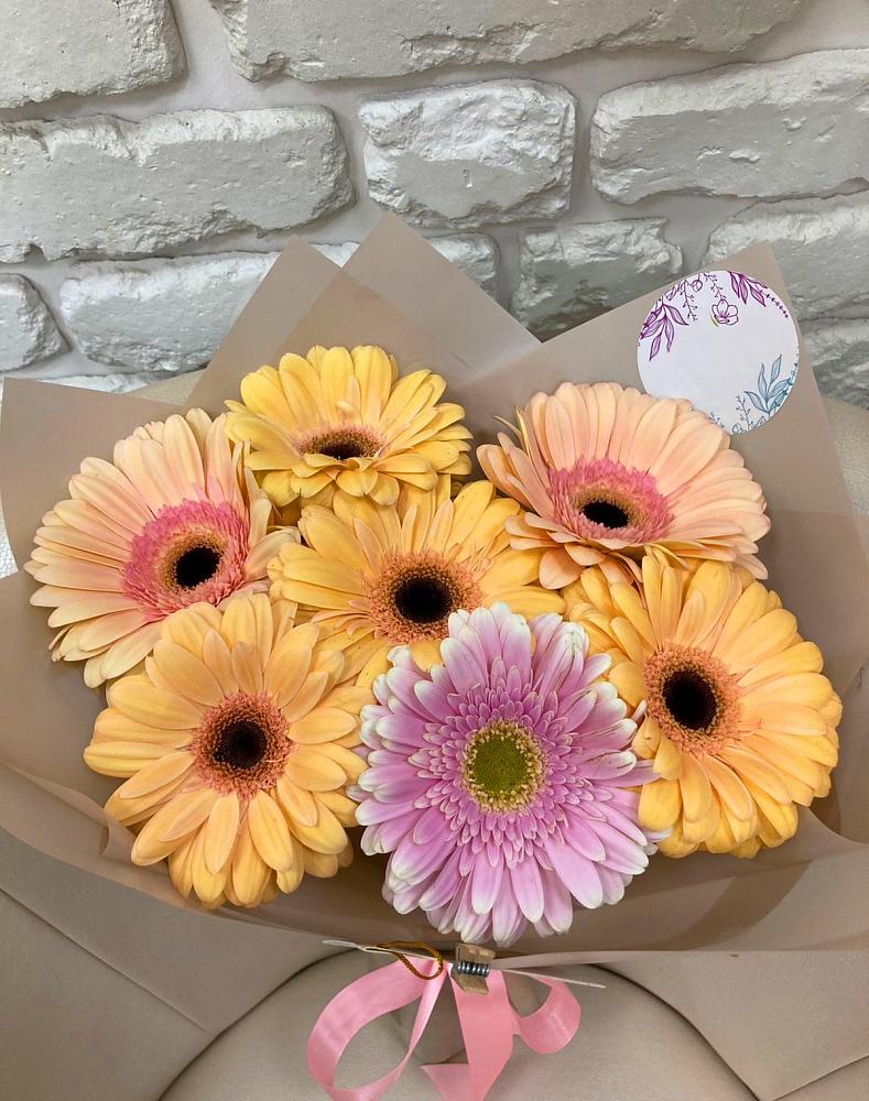 Букет цветов из: Герберы в Верхние Киги