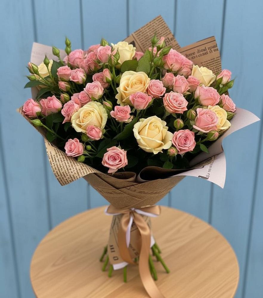 Букет цветов из: Розы в Верхние Киги