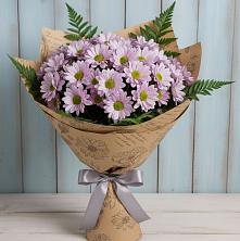 Букет цветов из:  Хризантемы в Верхние Киги