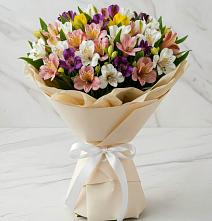 Букет цветов из:  Альстромерии в Верхние Киги