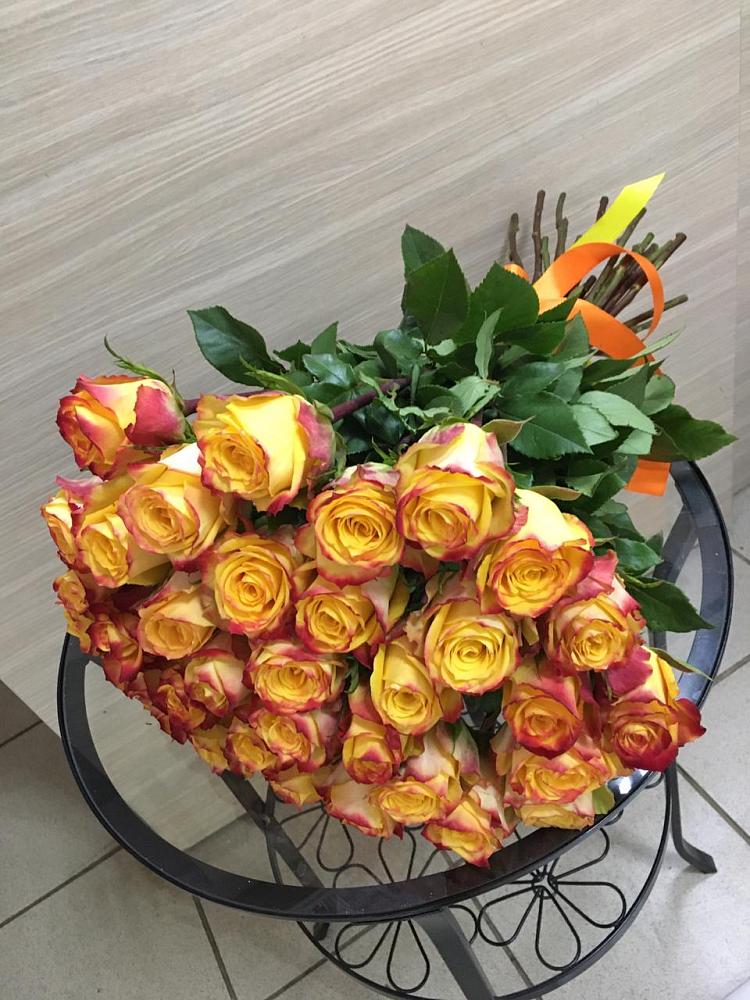 Букет Желтые розы в Верхние Киги