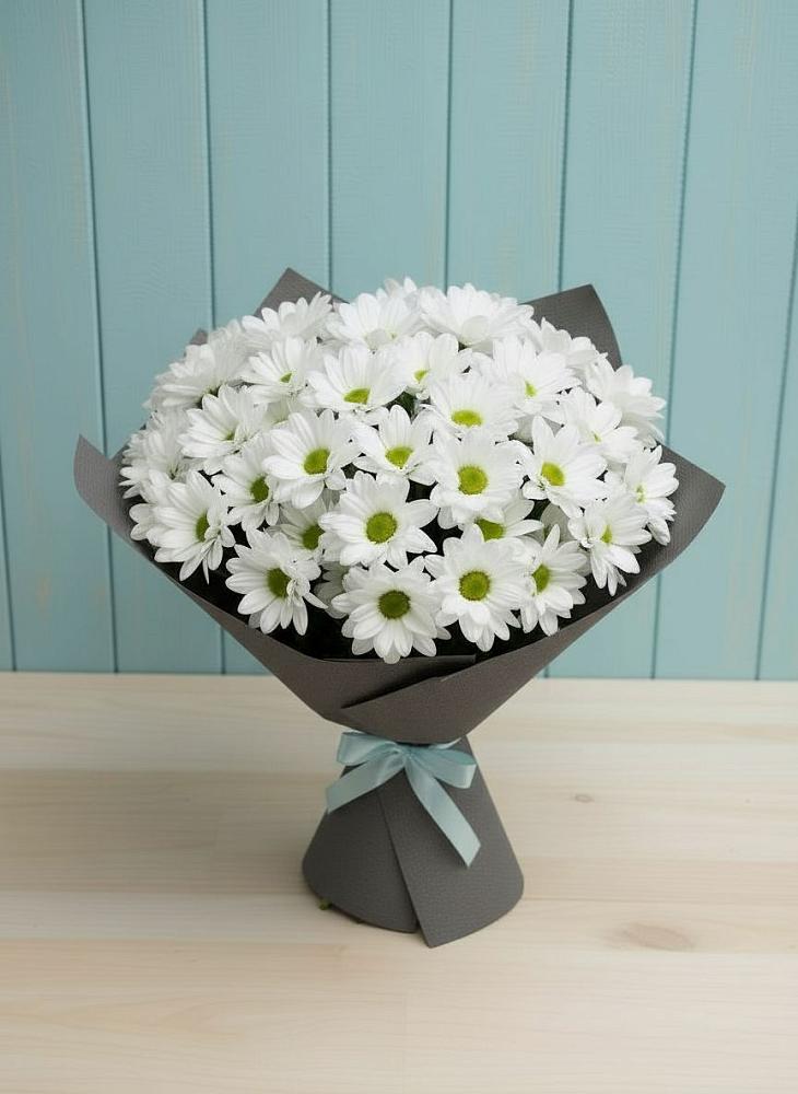 Букет цветов из: Хризантемы в Верхние Киги