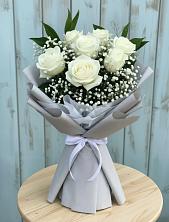Букет цветов из:  Розы в Верхние Киги