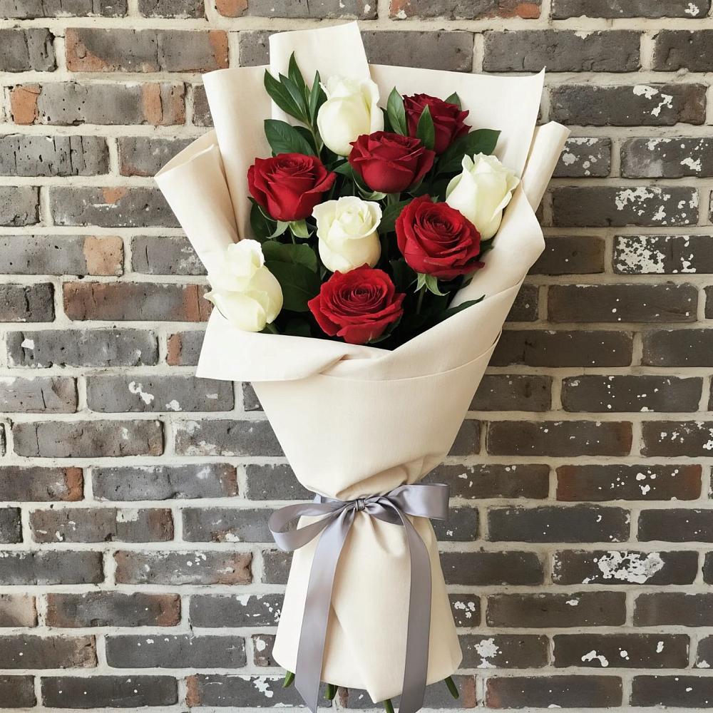 Букет цветов из: Розы в Верхние Киги