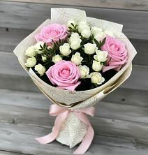 Букет цветов из:  Розы в Верхние Киги
