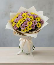 Букет цветов из:  Хризантемы в Верхние Киги