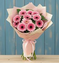Букет цветов из:  Герберы в Верхние Киги